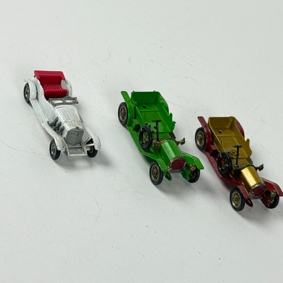 Vintage Matchbox 3 Yesteryear Diecast Collectible Cars Missing Roof - Picture 1 of 11